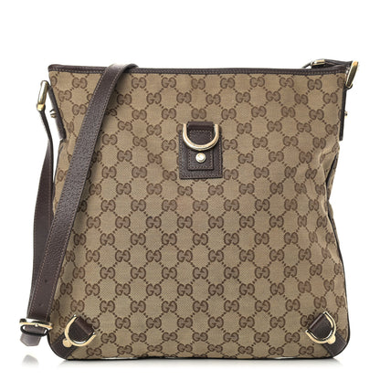 Gucci Monogram Abbey Messenger Bag Dark Brown 1 of 12