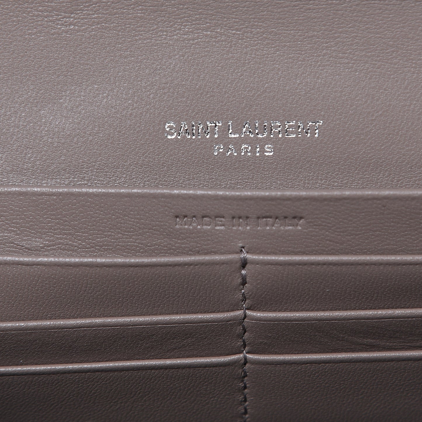 Lambskin Y Quilt Monogram Large Loulou Flap Wallet Mink