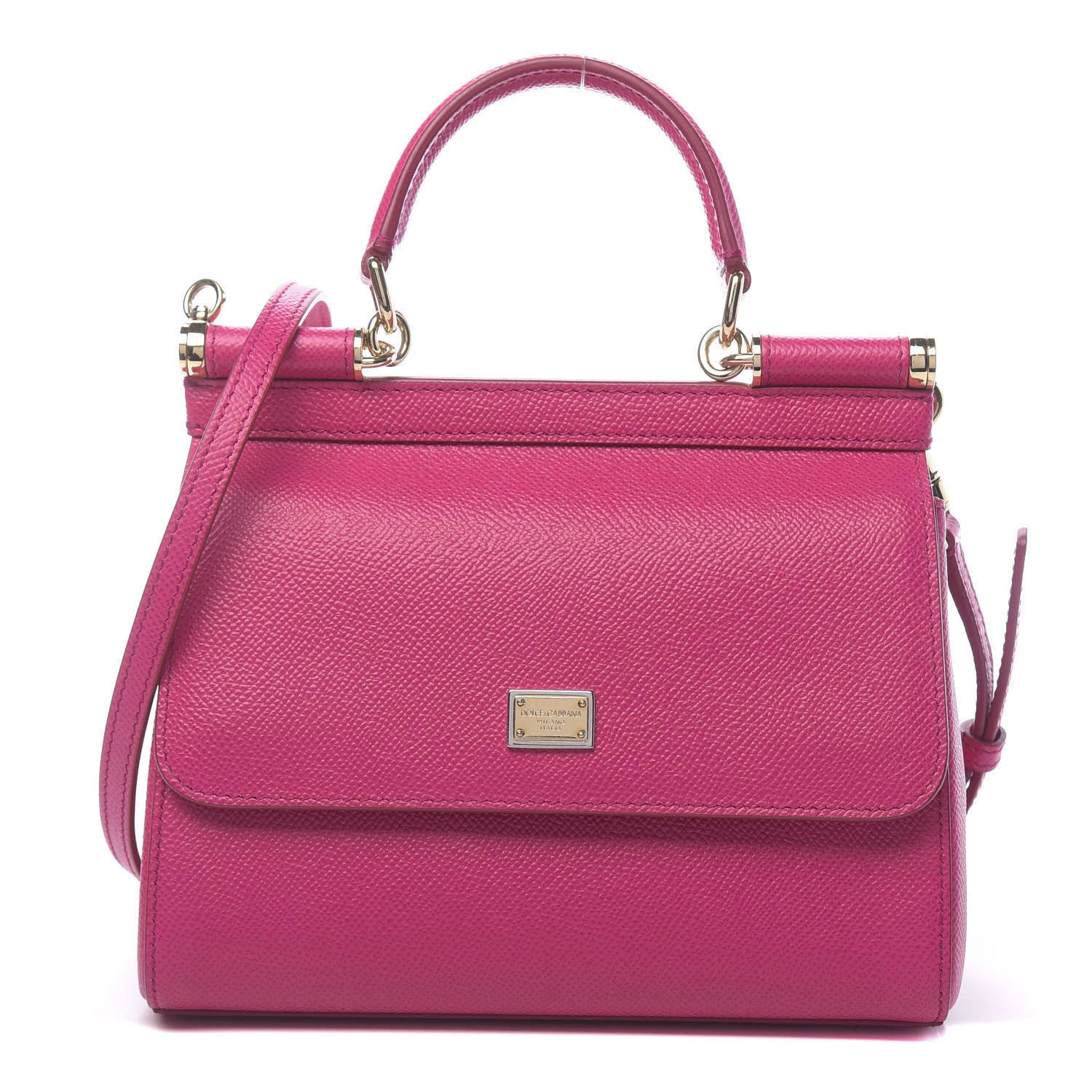 Dolce & Gabbana Dauphine Small Miss Sicily Satchel Rosa Geranio 1 of 9