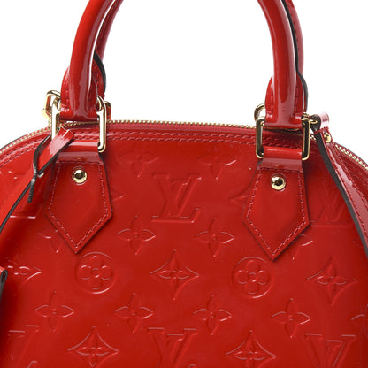 Louis Vuitton Vernis Alma BB Cherry 10 of 11