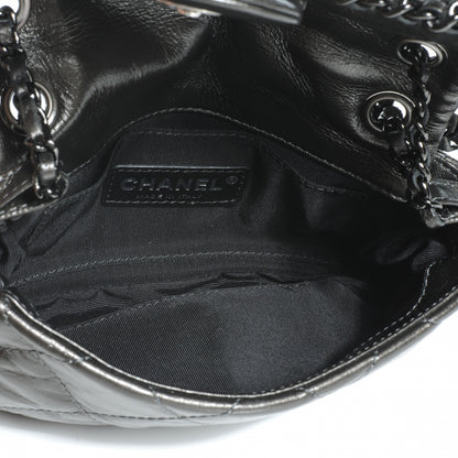 Chanel Calfskin Chain Me Mini Flap Dark Grey 5 of 7