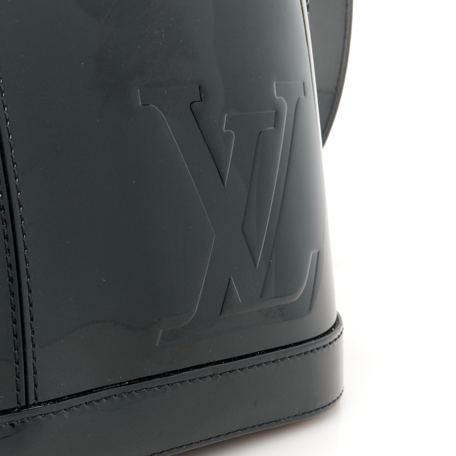 Louis Vuitton Patent Monogram Alma PM Black 8 of 10
