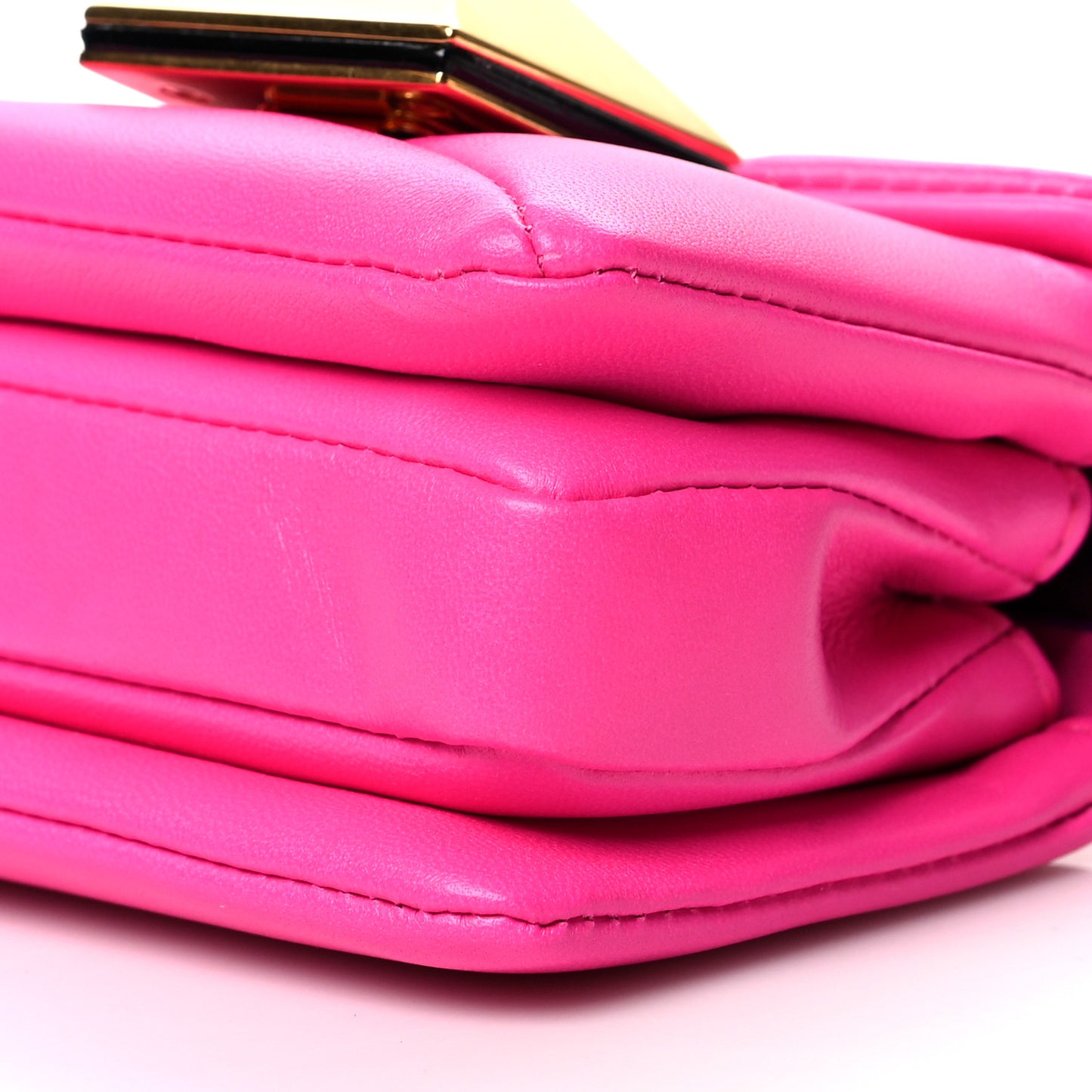 Nappa Micro One Stud Chain Bag Pink PP