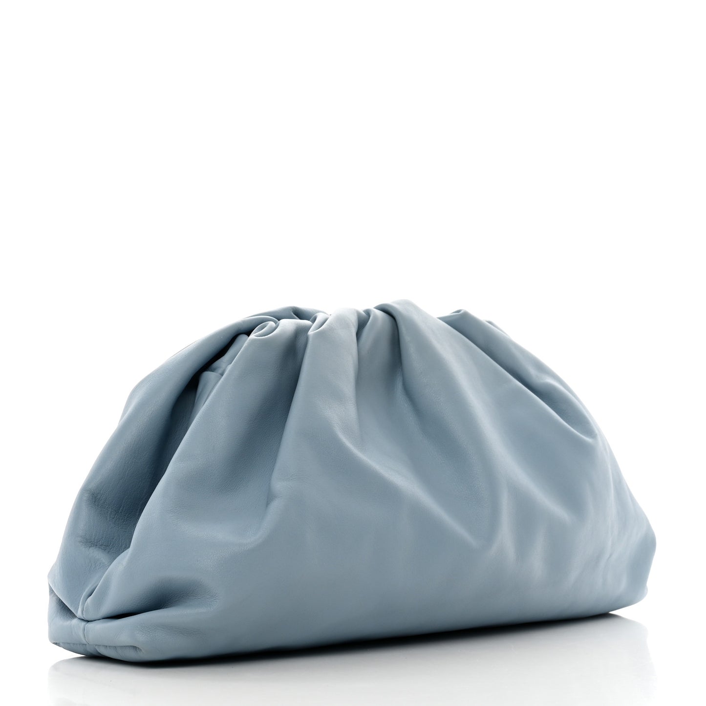Smooth Butter Calf The Pouch Oversized Clutch Ice