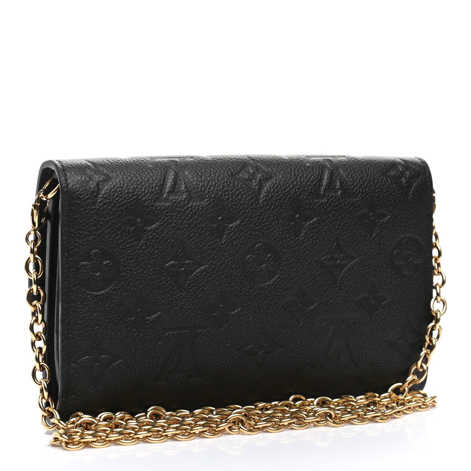 Louis Vuitton Empreinte Vavin Chain Wallet Black 3 of 11