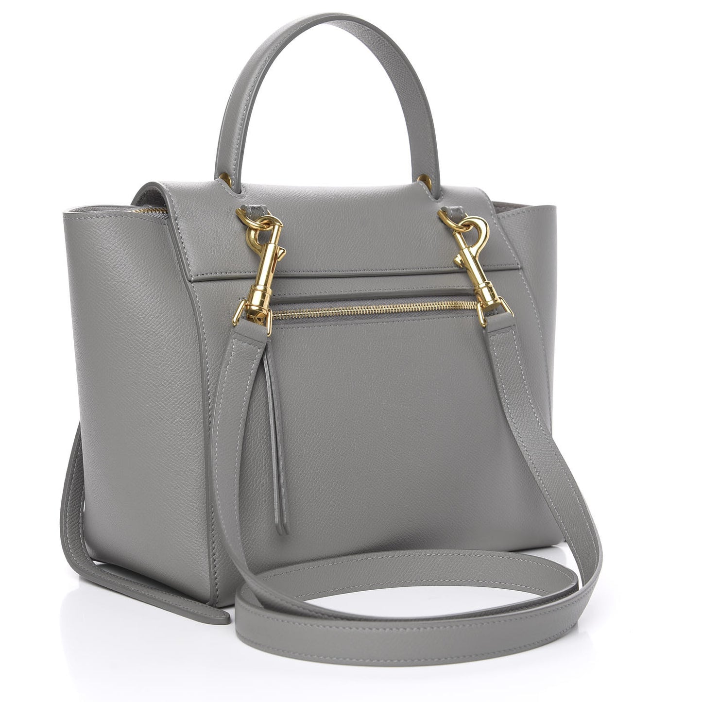 Grained Calfskin Micro Belt Bag Cloud