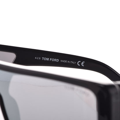 Tom Ford Square Atticus Sunglasses TF710 Black Smoke 6 of 8