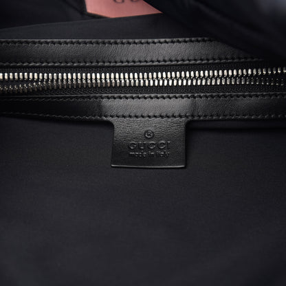 Gucci Calfskin Small GucciGhost Drawstring Backpack Black 6 of 10