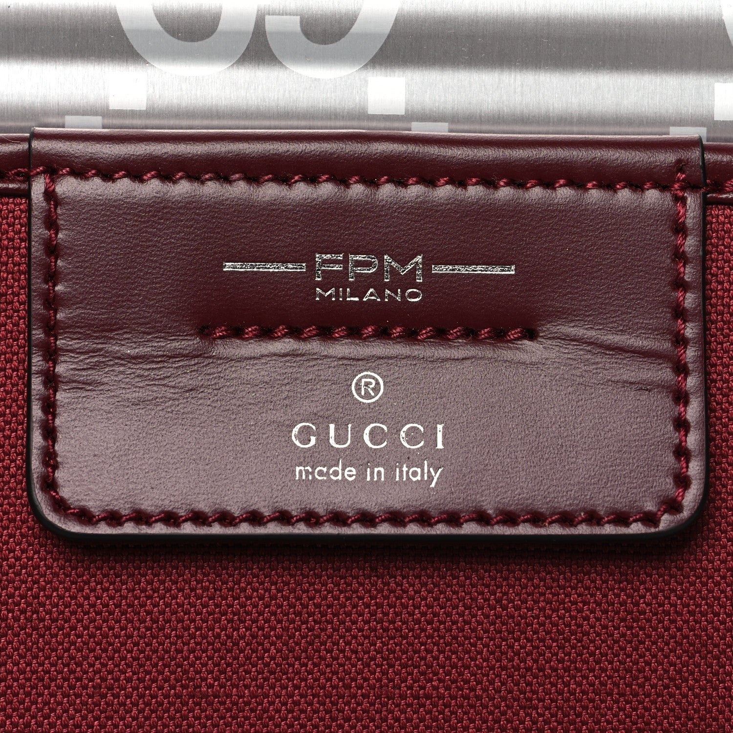 Gucci Aluminum GG Monogram Porter Cabin Plus Trolley Rosso 6 of 10