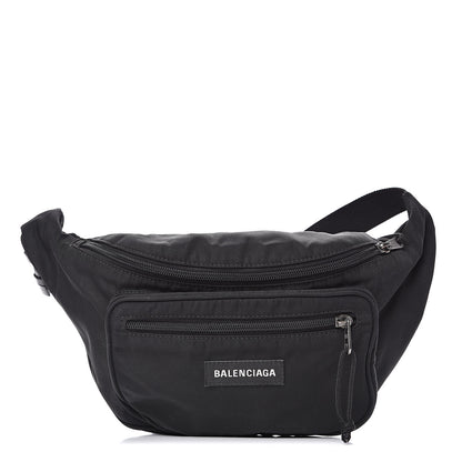 Balenciaga Recycled Casual Nylon Explorer Beltpack Black 1 of 10