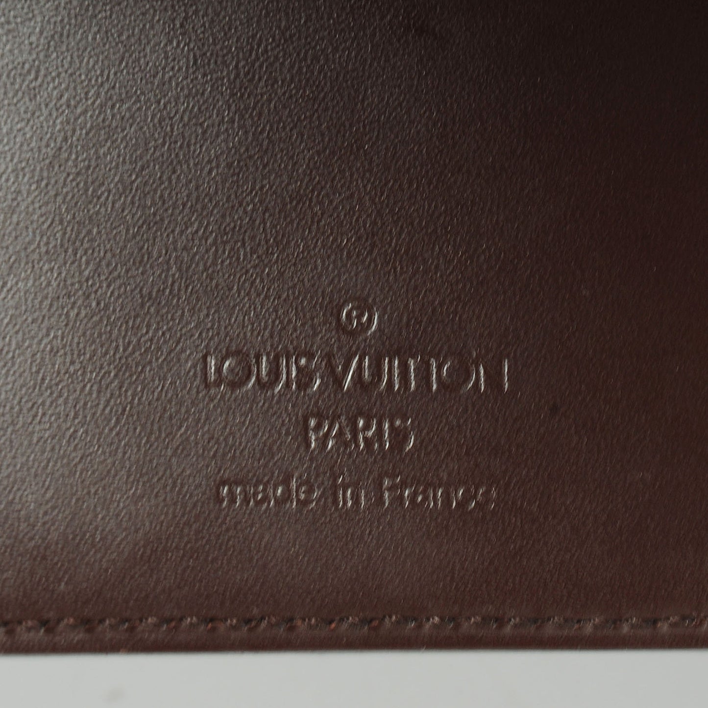 Epi Medium Ring Agenda Cover Moka