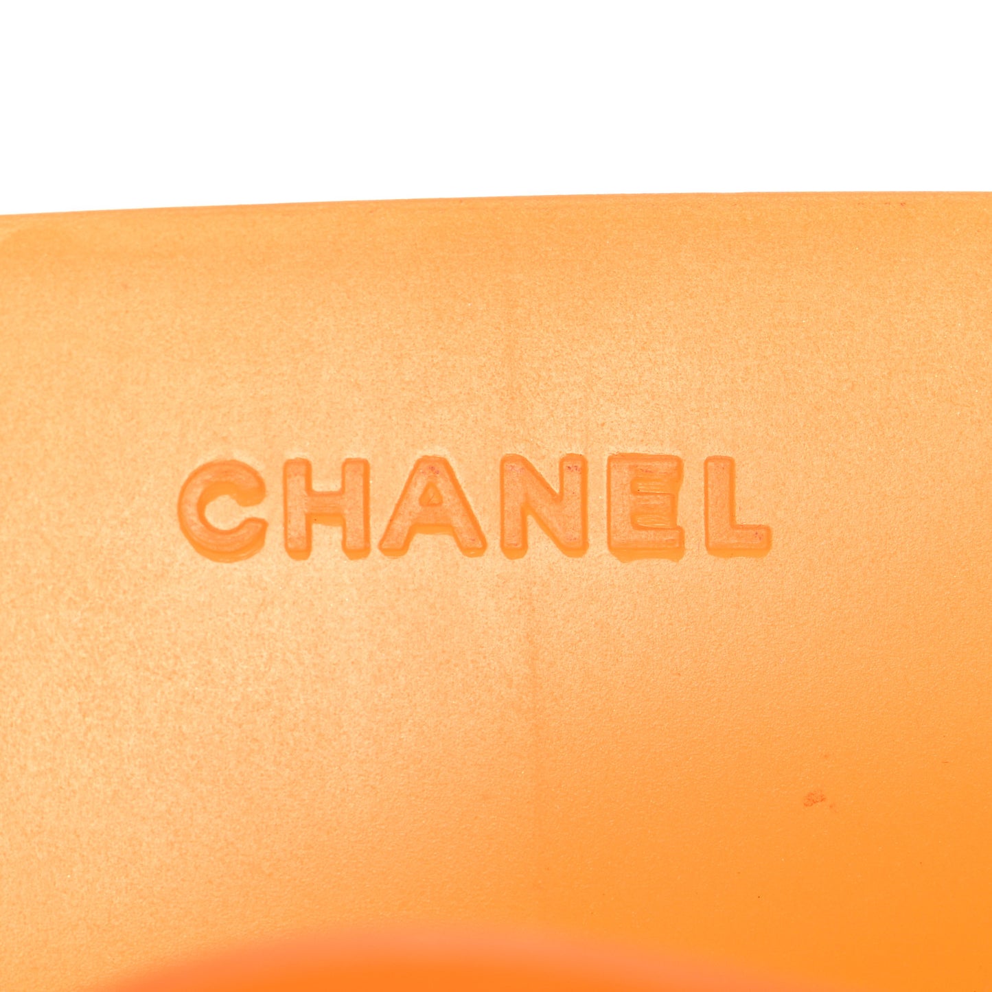 Jelly Rubber Tote Orange
