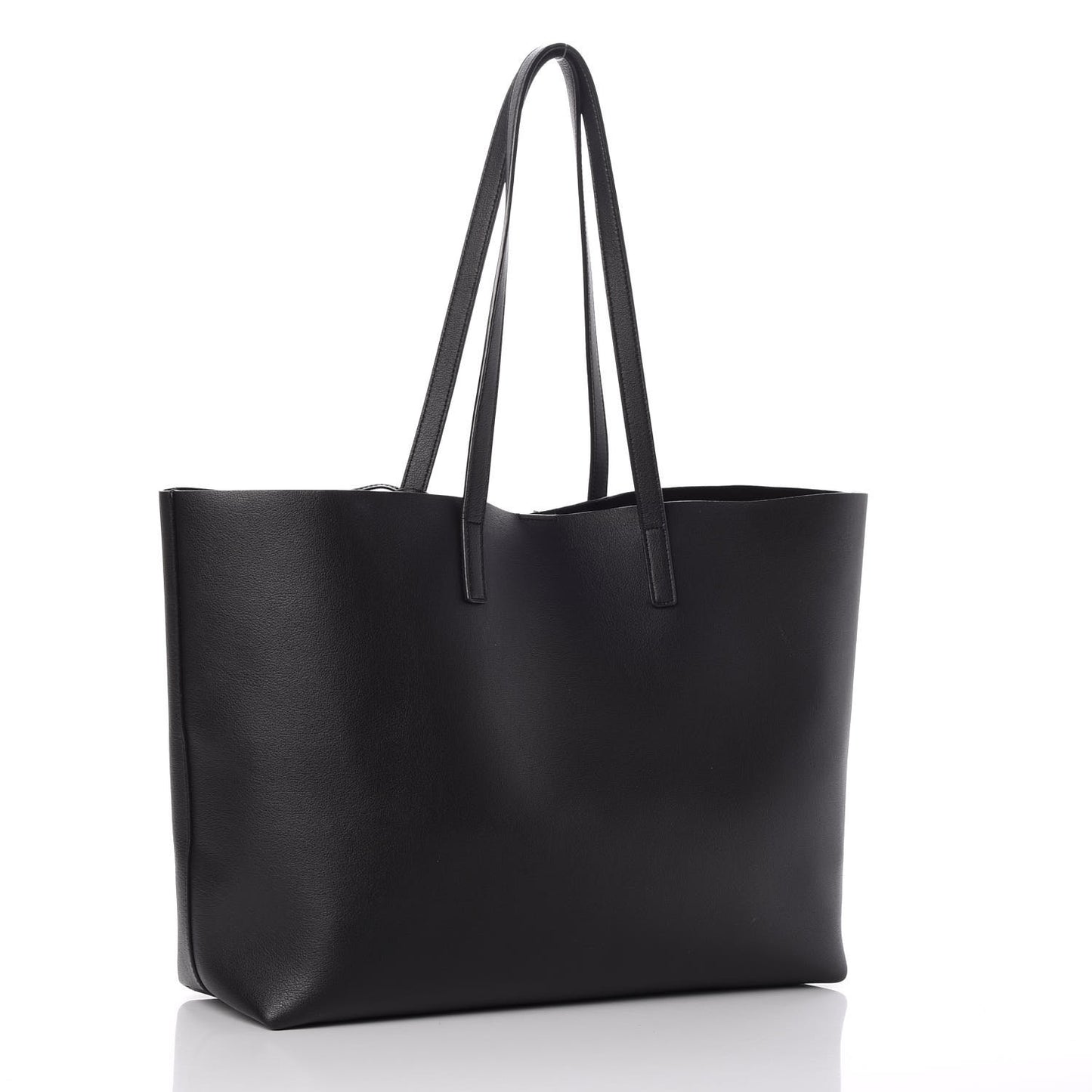 Calfskin Large Shopping Tote Black