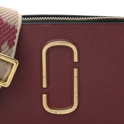 Marc Jacobs Saffiano Small Snapshot Camera Bag Burgundy Pink 7 of 10