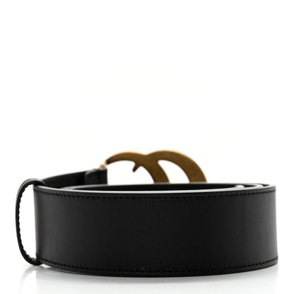 Gucci Calfskin Double G 40mm Belt 80 32 Black 2 of 6