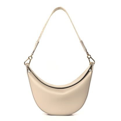 Loewe Satin Calfskin Jacquard Small Luna Bag Oat 1 of 9