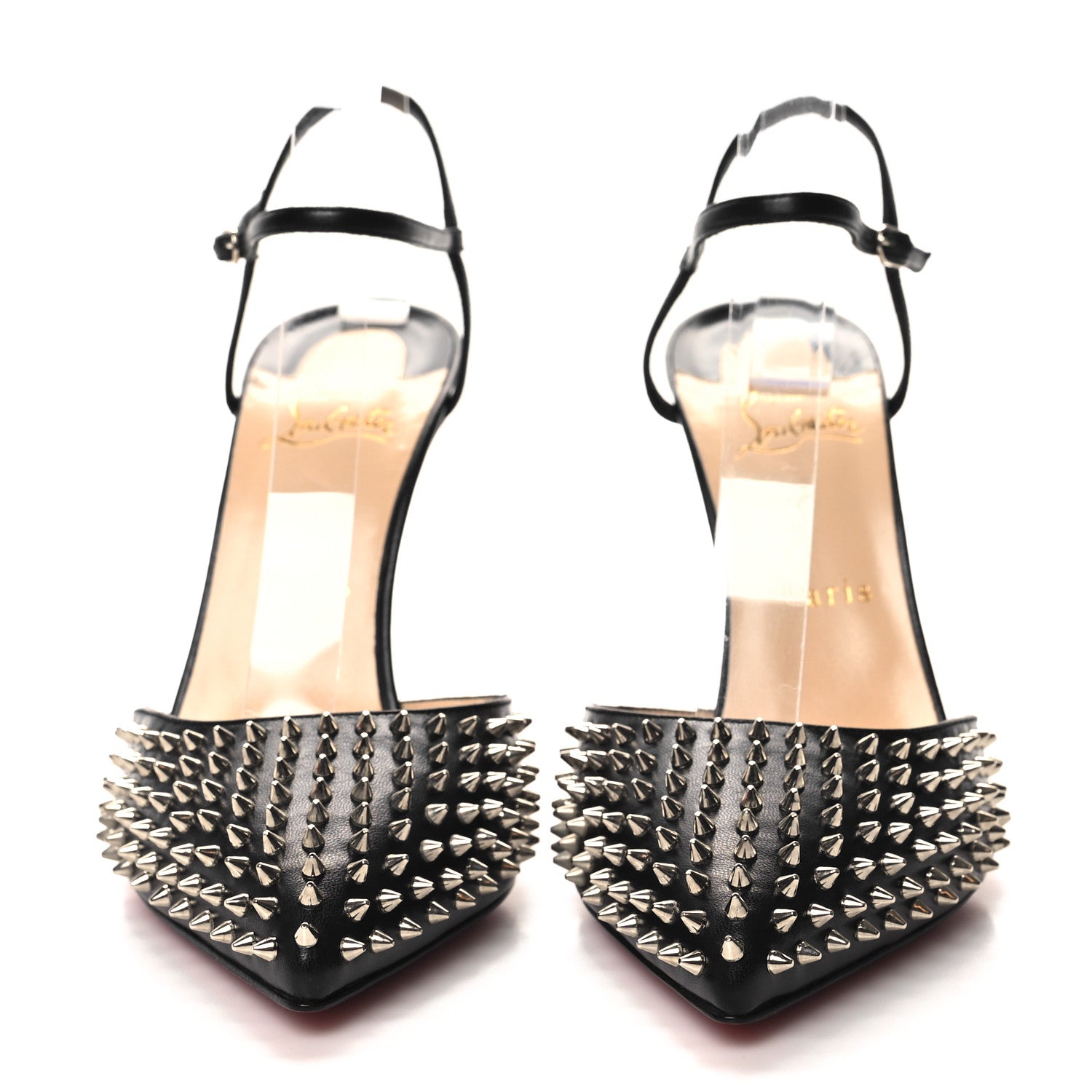 Christian Louboutin Baila Spike 100 Pumps 39.5 Black 2 of 9