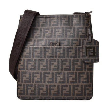 Fendi Zucca Spalmati Messenger Bag Tobacco 2 of 10