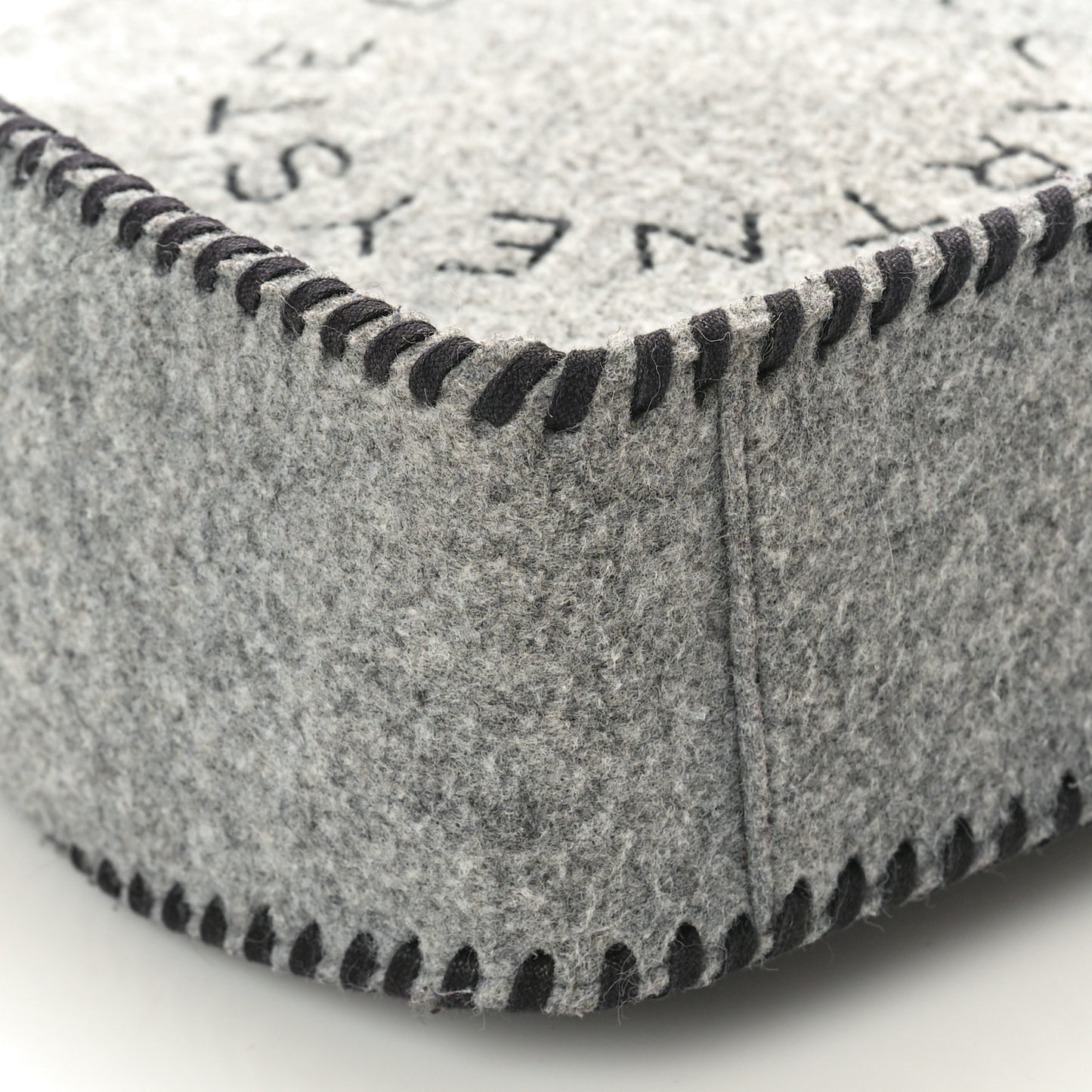 Eco Felt Mini Logo Crossbody Smoke Slate
