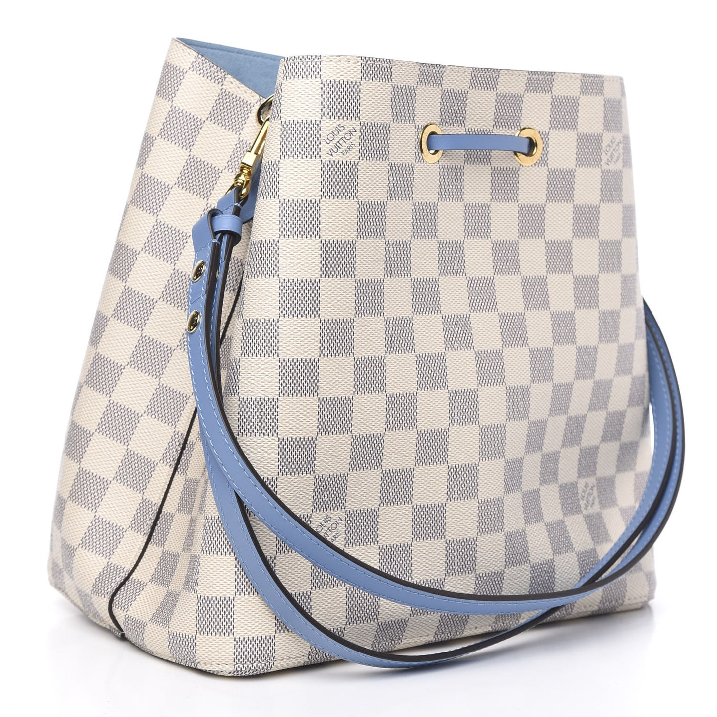 Damier Azur Neonoe MM Bleuet