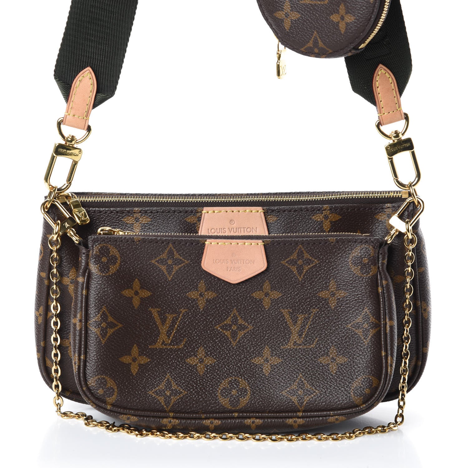 Louis Vuitton Monogram Multi Pochette Accessories Kaki 7 of 11