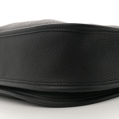 Hermes Taurillon Clemence Evelyne III PM Black 10 of 11