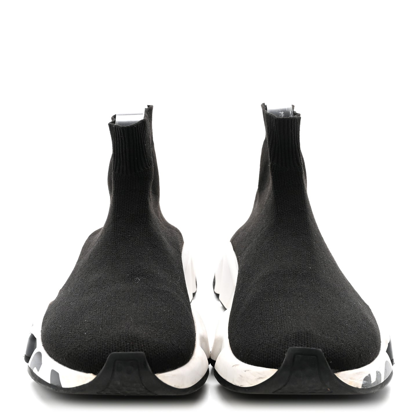 Neoprene Knit Womens Speed Graffiti Sneakers 36 Black White
