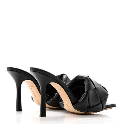 Bottega Veneta Nappa Maxi Intrecciato Lido Mule Sandals 38 Black 4 of 7