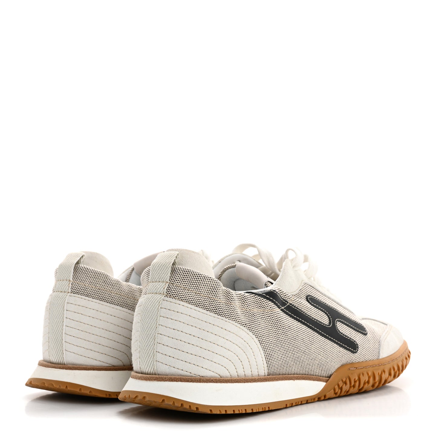 Toile Suede Goatskin Jet Sneakers 38 Multicolored Prunoir
