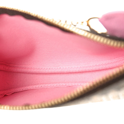 Louis Vuitton Monogram 2022 Christmas Animation Paris Mini Pochette Accessories Pink 5 of 10