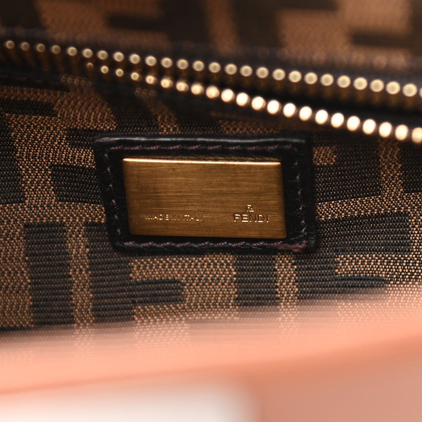 Goatskin Zucca Medium Peekaboo Iconic Satchel Cuoio Tobacco Moro