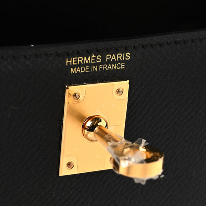 Hermes Epsom Mini Kelly Sellier 20 Black 5 of 11