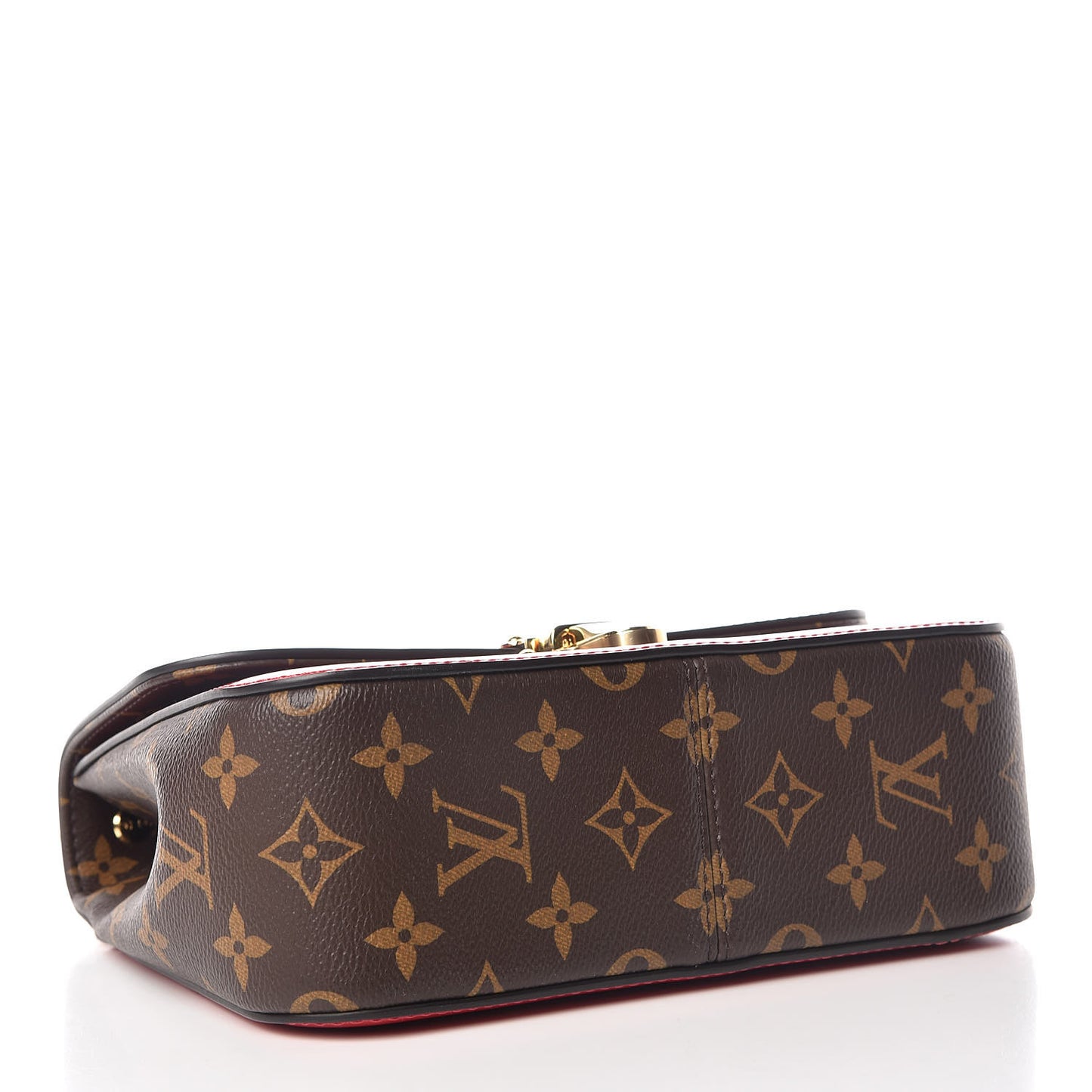 Patent Calfskin Monogram Cherrywood BB Scarlet