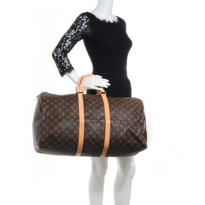 Louis Vuitton Monogram Keepall 55 2 of 7