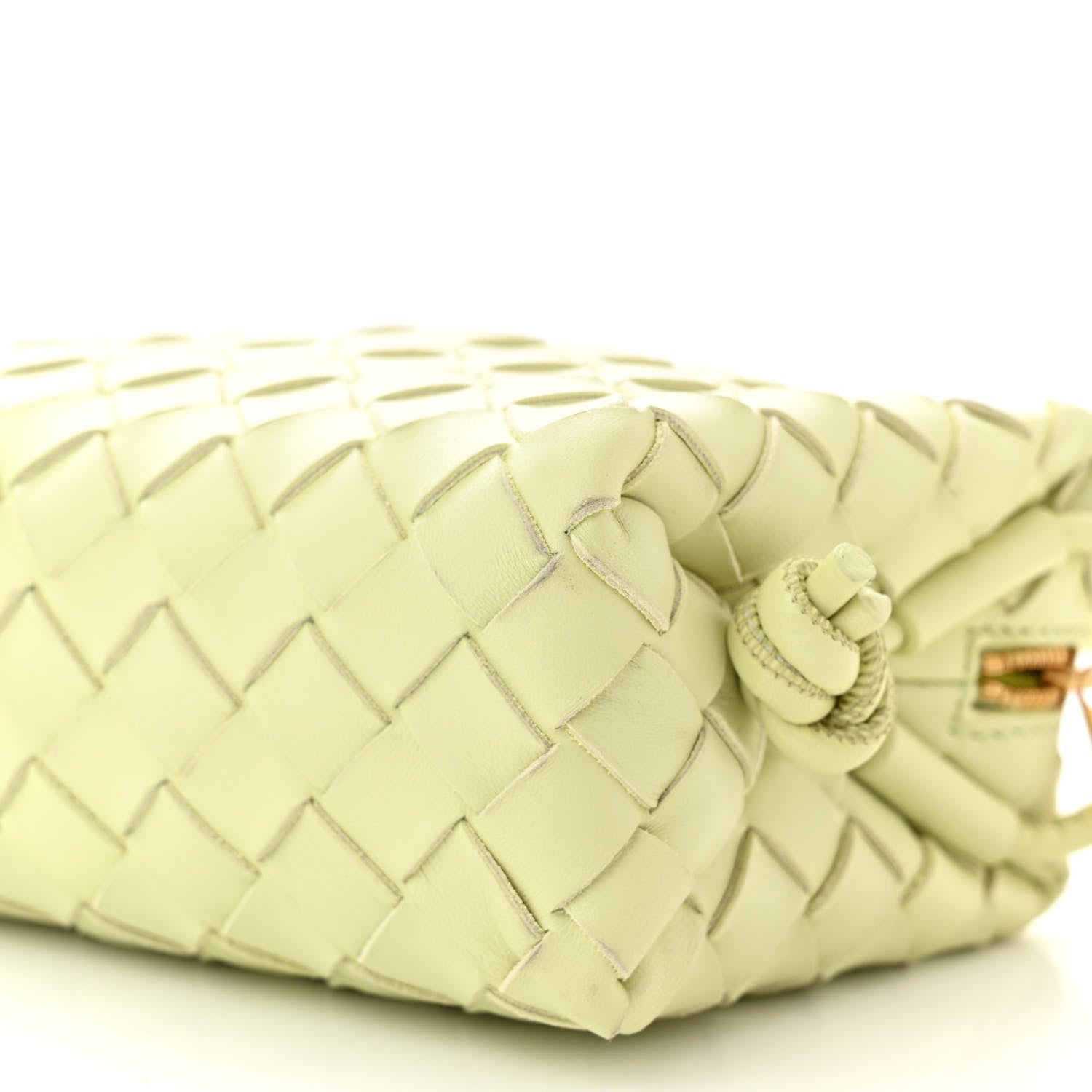 Bottega Veneta Nappa Intrecciato Mini Loop Camera Bag Lemon Washed 9 of 9