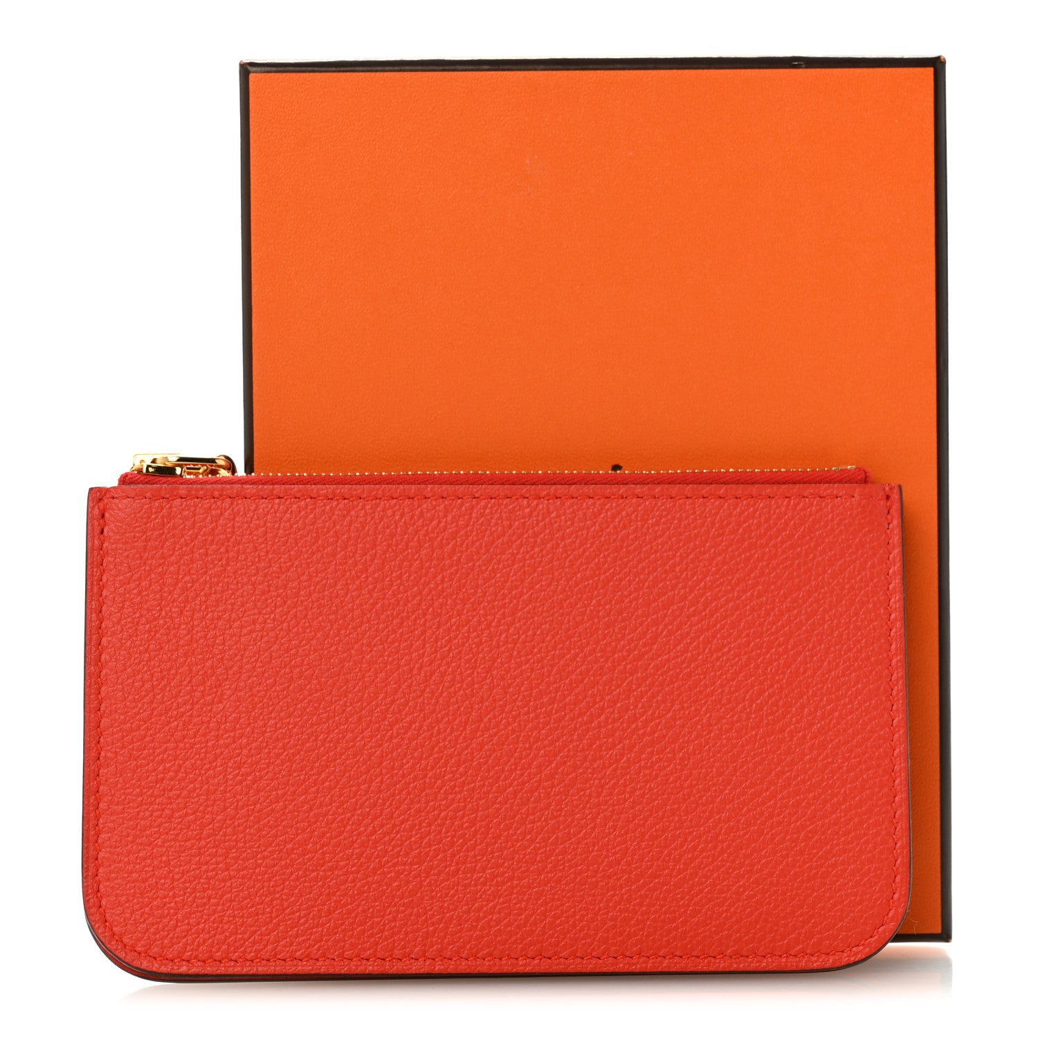 Hermes Evercolor Zipengo Chain D'Ancre Card Holder Gold 8 of 8