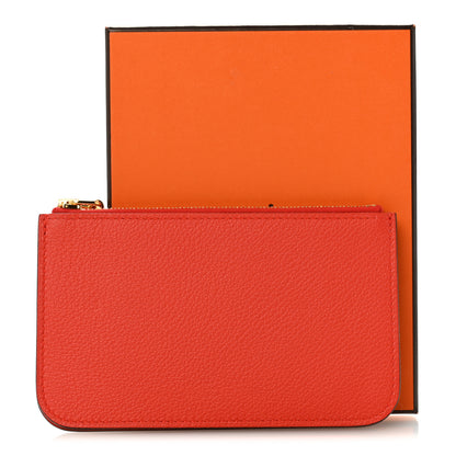 Hermes Evercolor Zipengo Chain D'Ancre Card Holder Gold 8 of 8