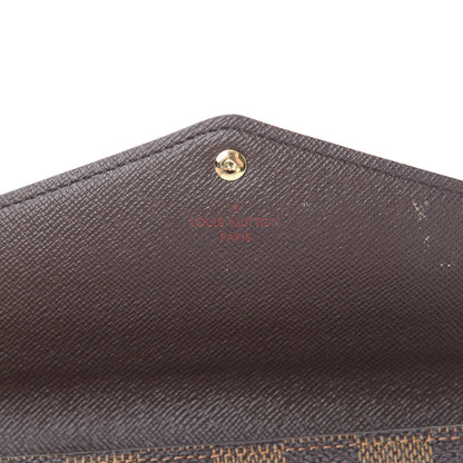 Louis Vuitton Damier Ebene Sarah Wallet NM 5 of 12