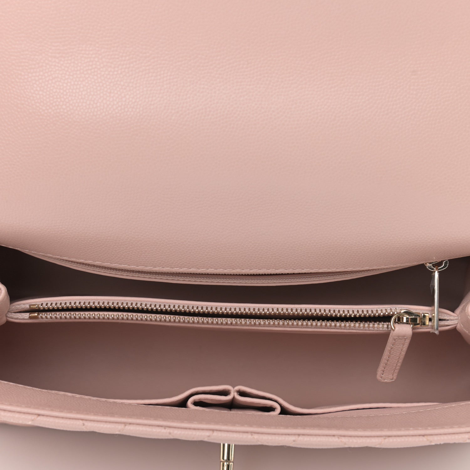 Chanel Caviar Quilted Small Coco Handle Flap Light Pink 5 of 11