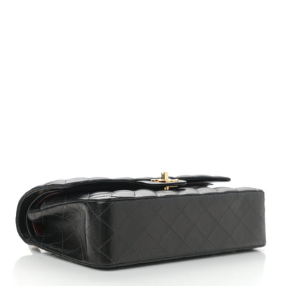 Chanel Lambskin Quilted Medium Double Flap Black 5 of 15
