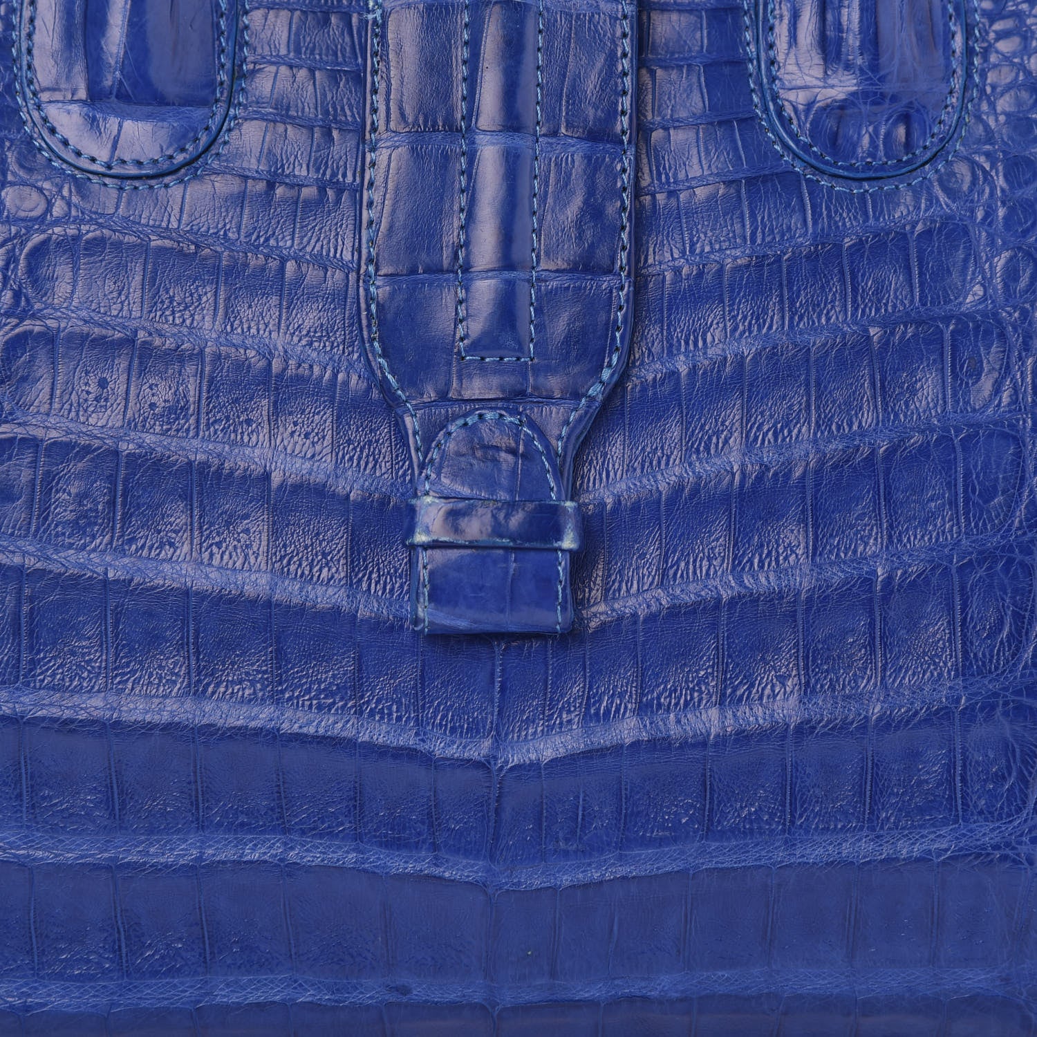 Nancy Gonzalez Crocodile Cristina Satchel Electric Blue 10 of 10