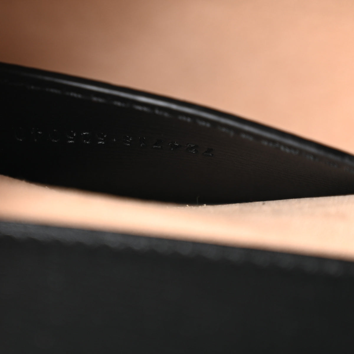 Glazed Textured Calfskin Web Monochrome Mini Horsebit 1955 Chain Shoulder Bag Black