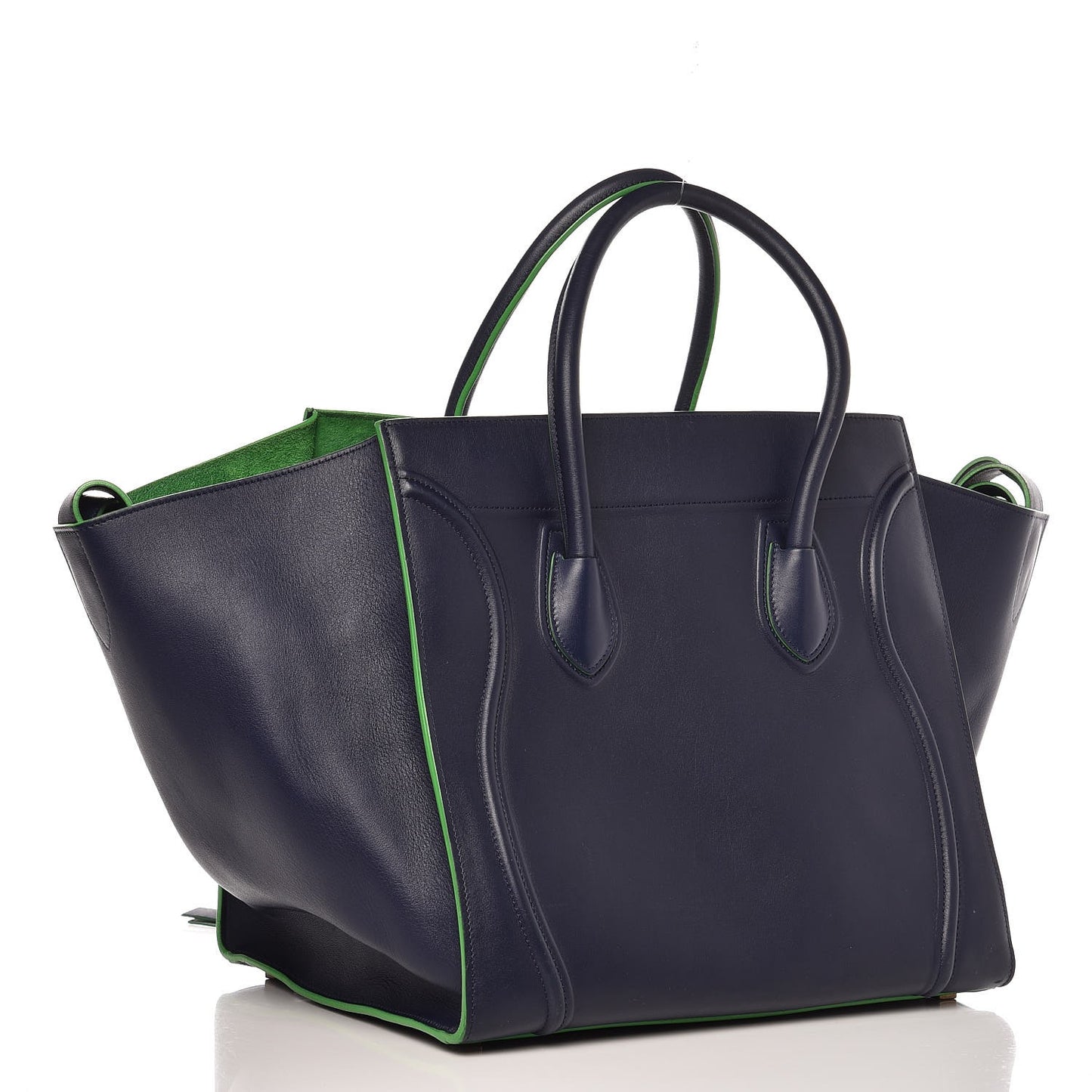 Smooth Calfskin Medium Phantom Luggage Midnight