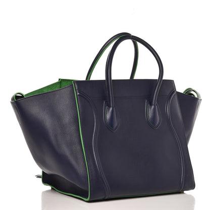 Celine Smooth Calfskin Medium Phantom Luggage Midnight 3 of 13