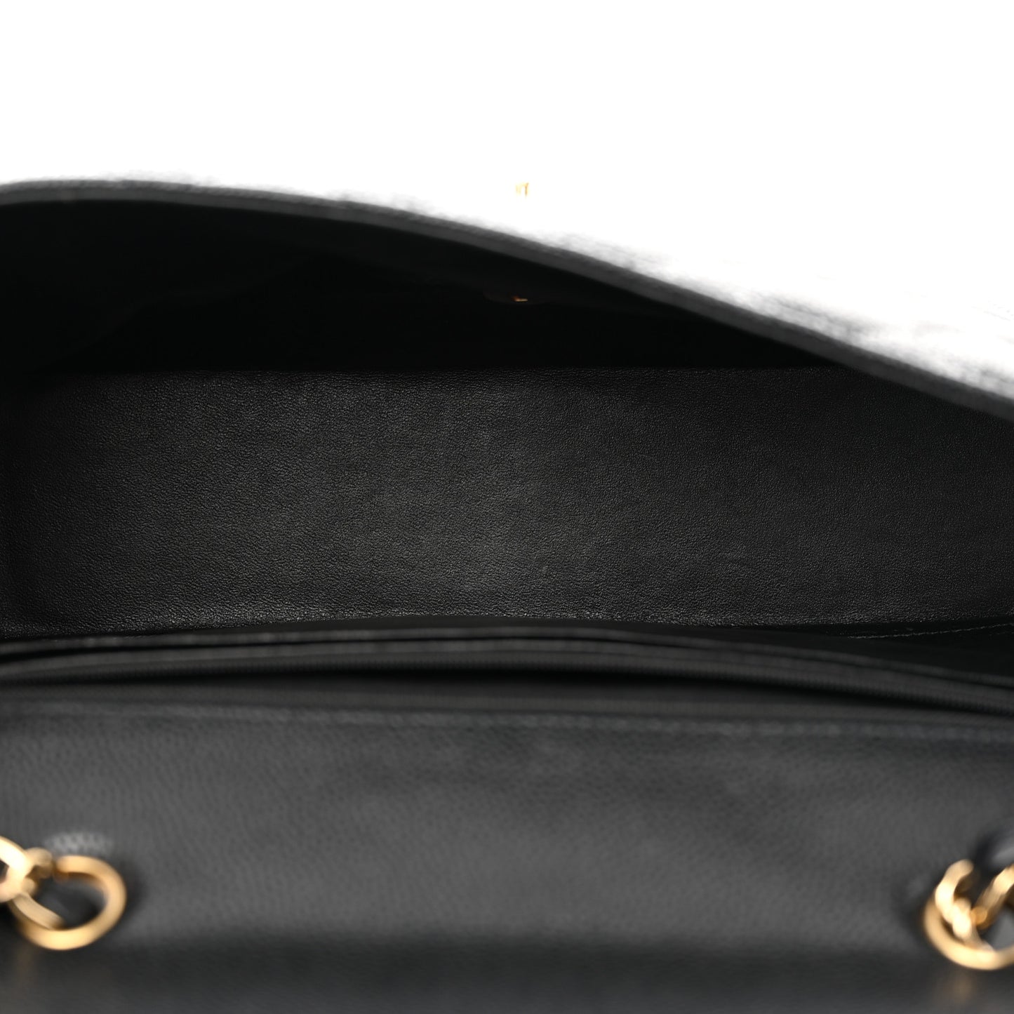 Caviar Quilted Jumbo Single Flap Black