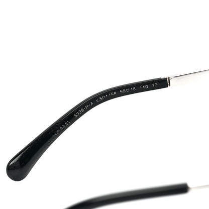 Chanel Acetate Polarized Butterfly Winter Pearl Sunglasses 5339-H-A Black 5 of 8