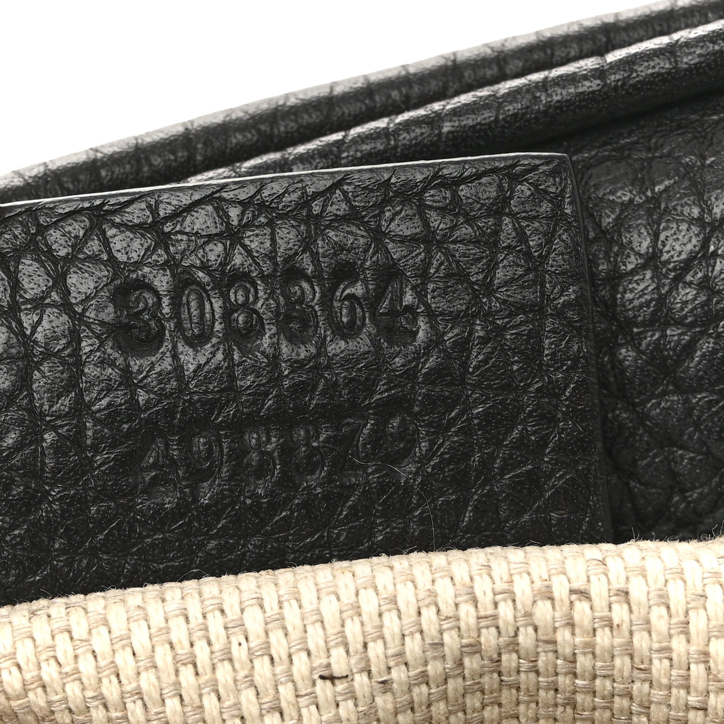 Pebbled Calfskin Small Soho Disco Bag Black