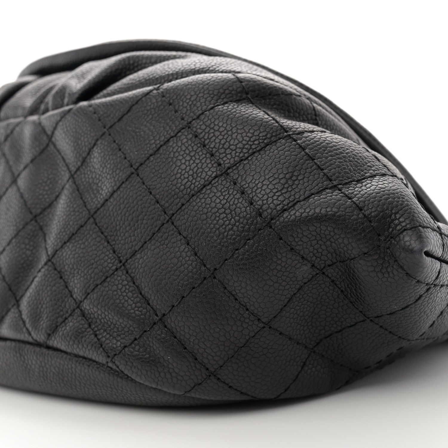 Chanel Caviar Half Moon Large Flap Black 10 of 11