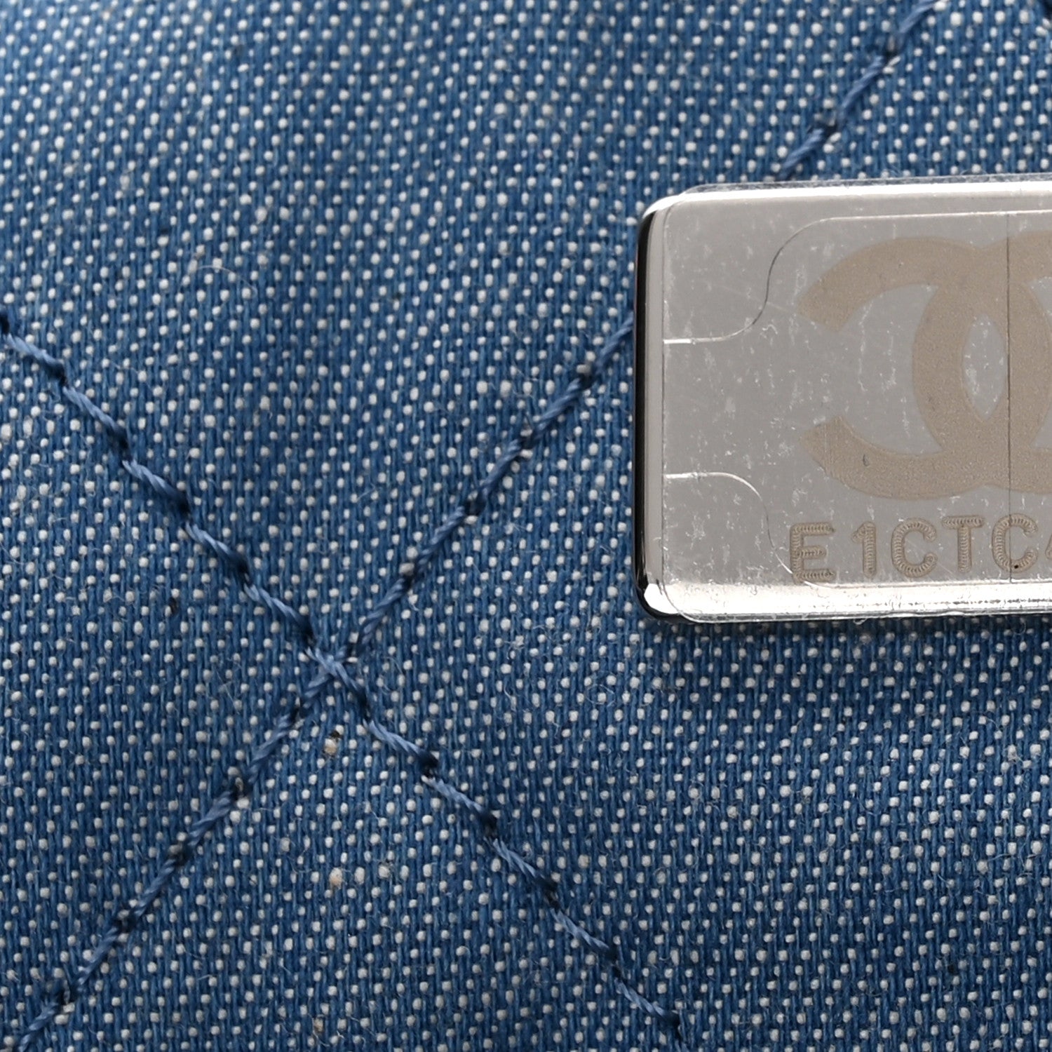 Chanel Denim Quilted Chanel 22 Blue 8 of 12