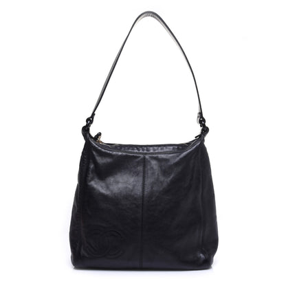 Chanel Lambskin CC Shoulder Bag Black 1 of 13